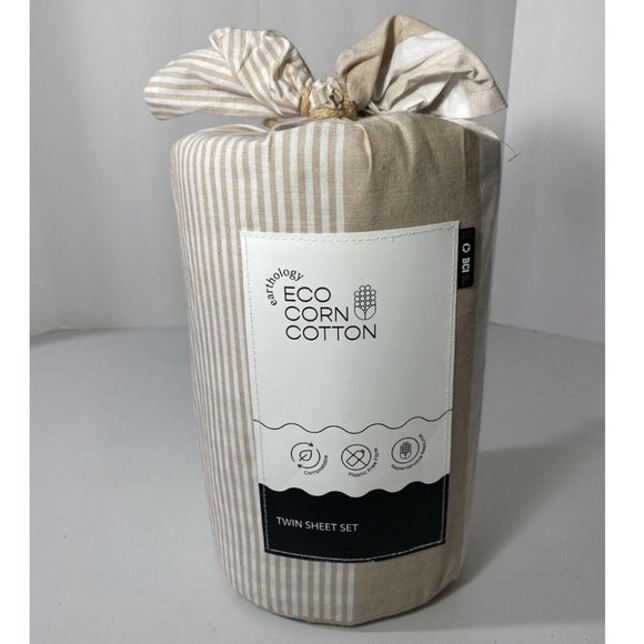 Earthology Bedding New Nwt Earthology Eco Corn Cotton Twin Sheet